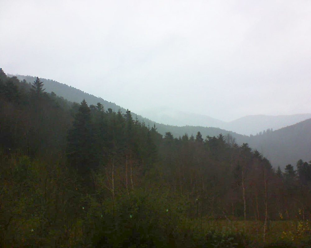 Le petit ballon vu depuis le Domaine Langmatt à Murbach le 08.12.2018 à 14:30 Le petit ballon (Alsace, Vosges) le 08.12.2018 à 14:30