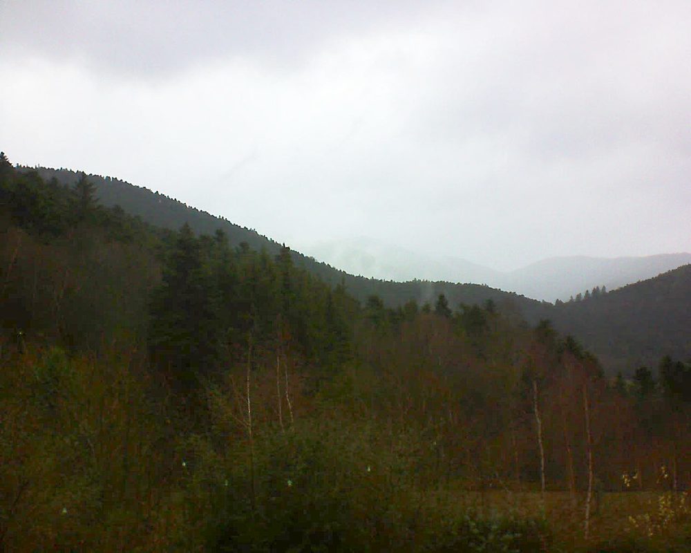 Le petit ballon vu depuis le Domaine Langmatt à Murbach le 08.12.2018 à 15:00 Le petit ballon (Alsace, Vosges) le 08.12.2018 à 15:00