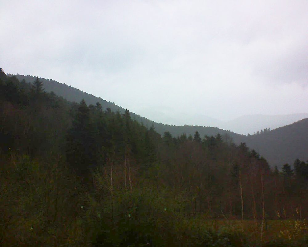 Le petit ballon vu depuis le Domaine Langmatt à Murbach le 08.12.2018 à 15:15 Le petit ballon (Alsace, Vosges) le 08.12.2018 à 15:15
