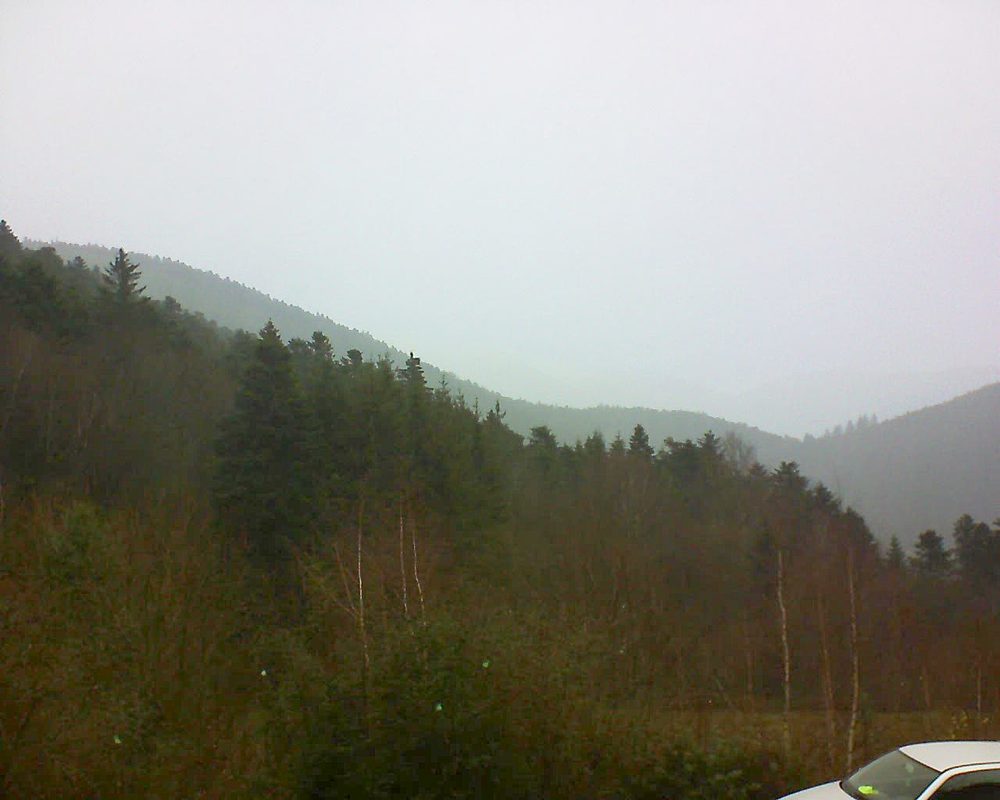 Le petit ballon vu depuis le Domaine Langmatt à Murbach le 09.12.2018 à 12:00 Le petit ballon (Alsace, Vosges) le 09.12.2018 à 12:00