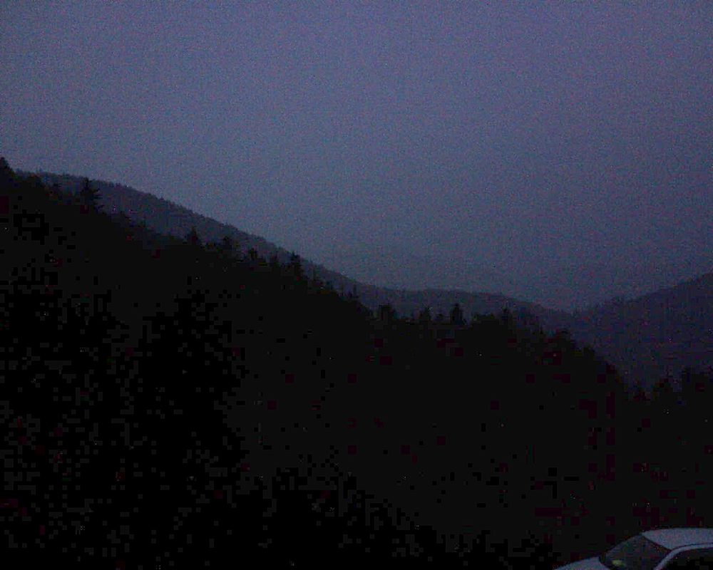Le petit ballon vu depuis le Domaine Langmatt à Murbach le 09.12.2018 à 17:00 Le petit ballon (Alsace, Vosges) le 09.12.2018 à 17:00