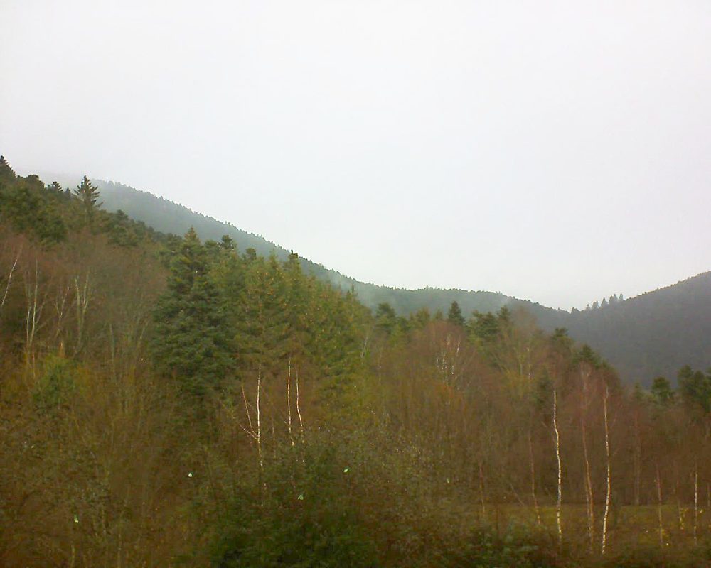 Le petit ballon vu depuis le Domaine Langmatt à Murbach le 10.12.2018 à 12:00 Le petit ballon (Alsace, Vosges) le 10.12.2018 à 12:00