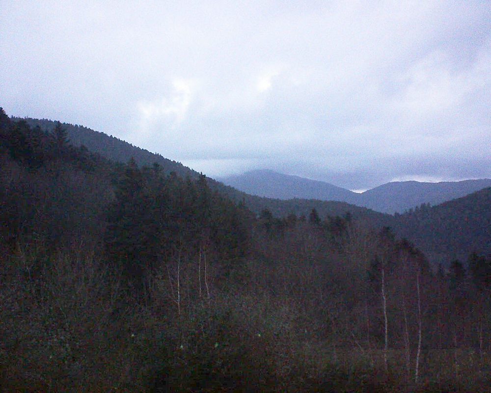 Le petit ballon vu depuis le Domaine Langmatt à Murbach le 11.12.2018 à 16:45 Le petit ballon (Alsace, Vosges) le 11.12.2018 à 16:45