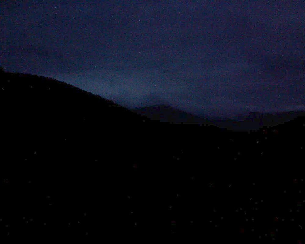 Le petit ballon vu depuis le Domaine Langmatt à Murbach le 13.12.2018 à 07:45 Le petit ballon (Alsace, Vosges) le 13.12.2018 à 07:45