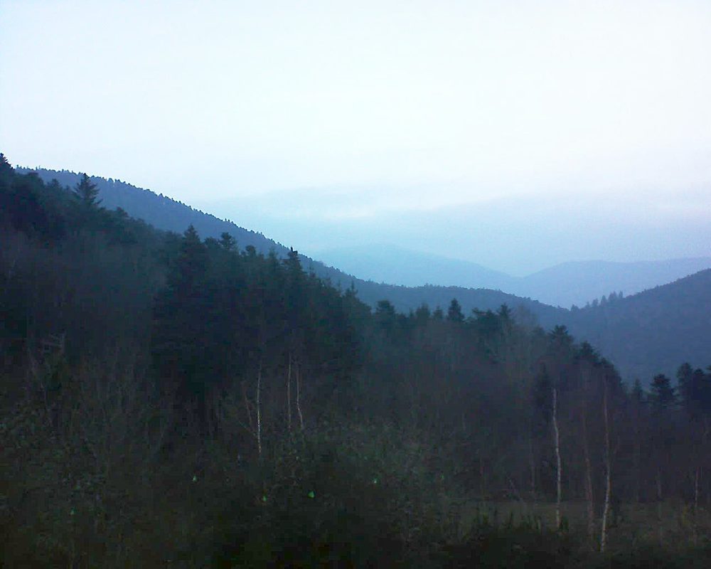 Le petit ballon vu depuis le Domaine Langmatt à Murbach le 15.12.2018 à 15:45 Le petit ballon (Alsace, Vosges) le 15.12.2018 à 15:45