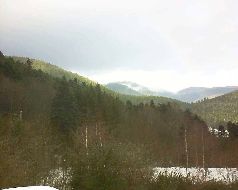 Le petit ballon vu depuis le Domaine Langmatt à Murbach le 16.12.2018 à 10:30 Le petit ballon (Alsace, Vosges) le 16.12.2018 à 10:30