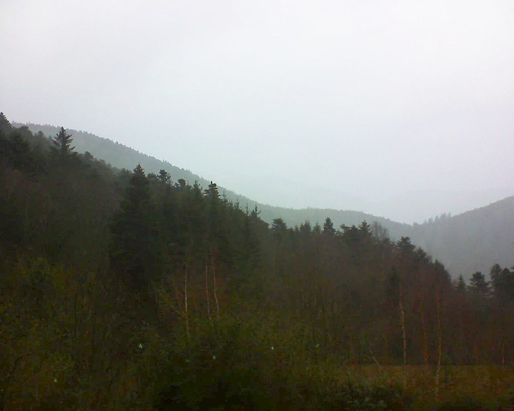 Le petit ballon vu depuis le Domaine Langmatt à Murbach le 21.12.2018 à 10:45 Le petit ballon (Alsace, Vosges) le 21.12.2018 à 10:45