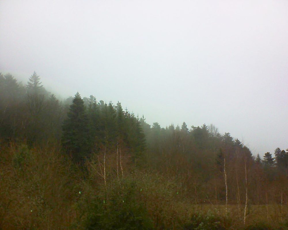Le petit ballon vu depuis le Domaine Langmatt à Murbach le 23.12.2018 à 12:30 Le petit ballon (Alsace, Vosges) le 23.12.2018 à 12:30