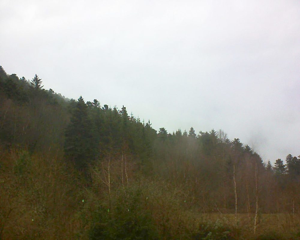 Le petit ballon vu depuis le Domaine Langmatt à Murbach le 23.12.2018 à 12:45 Le petit ballon (Alsace, Vosges) le 23.12.2018 à 12:45