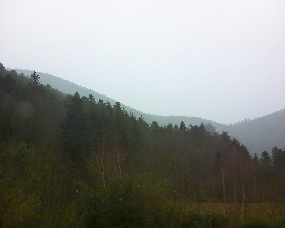 Le petit ballon vu depuis le Domaine Langmatt à Murbach le 23.12.2018 à 15:00 Le petit ballon (Alsace, Vosges) le 23.12.2018 à 15:00