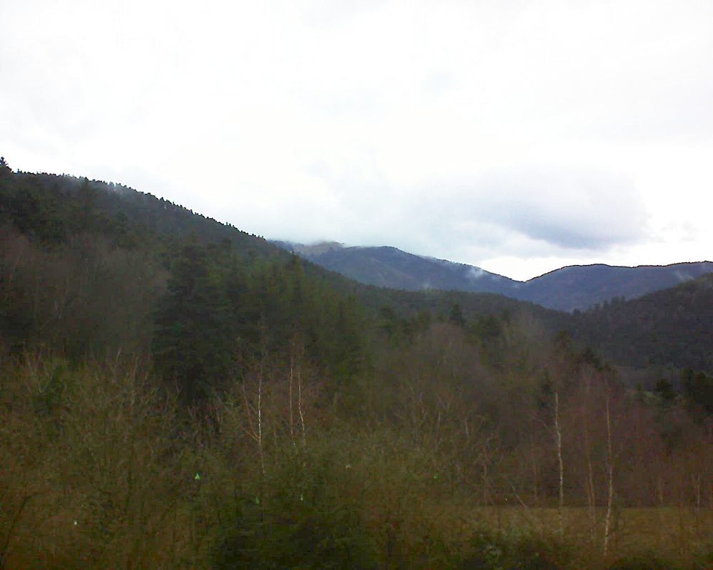 Le petit ballon vu depuis le Domaine Langmatt à Murbach le 24.12.2018 à 09:30 Le petit ballon (Alsace, Vosges) le 24.12.2018 à 09:30