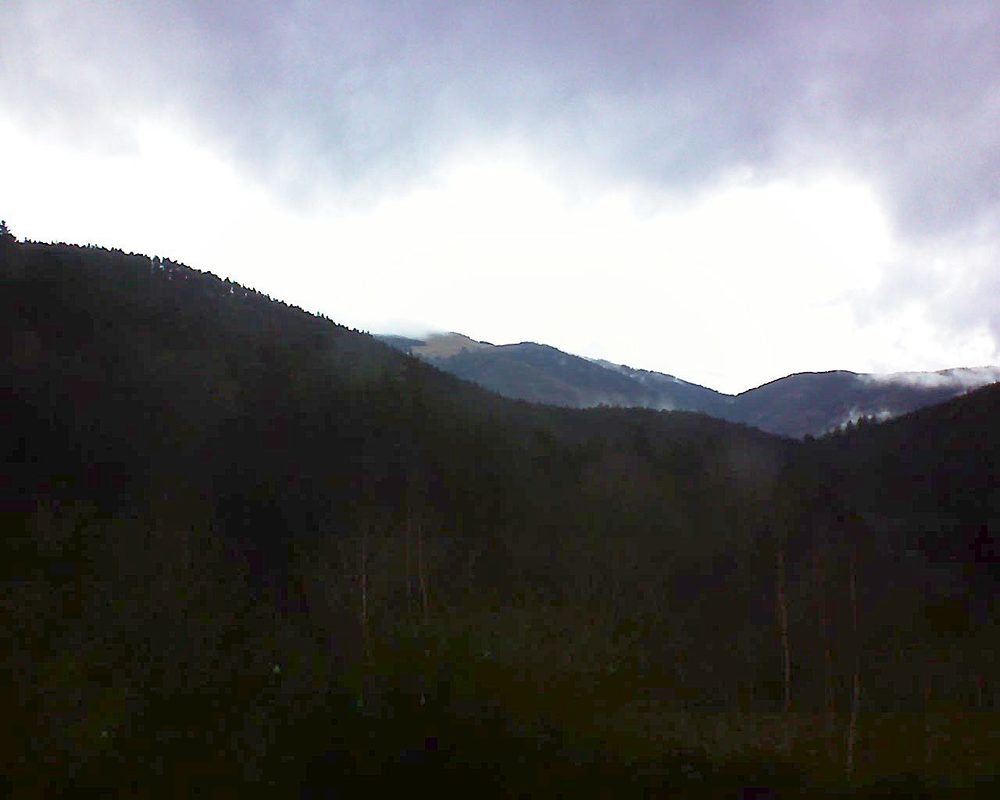 Le petit ballon vu depuis le Domaine Langmatt à Murbach le 24.12.2018 à 09:45 Le petit ballon (Alsace, Vosges) le 24.12.2018 à 09:45