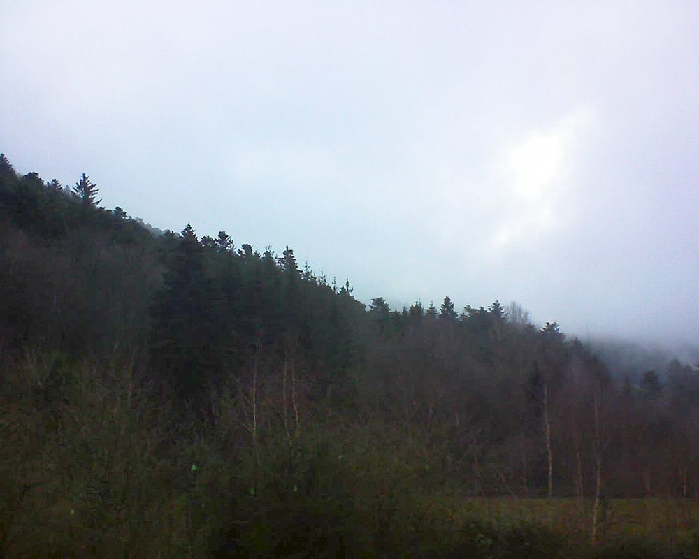 Le petit ballon vu depuis le Domaine Langmatt à Murbach le 24.12.2018 à 11:30 Le petit ballon (Alsace, Vosges) le 24.12.2018 à 11:30