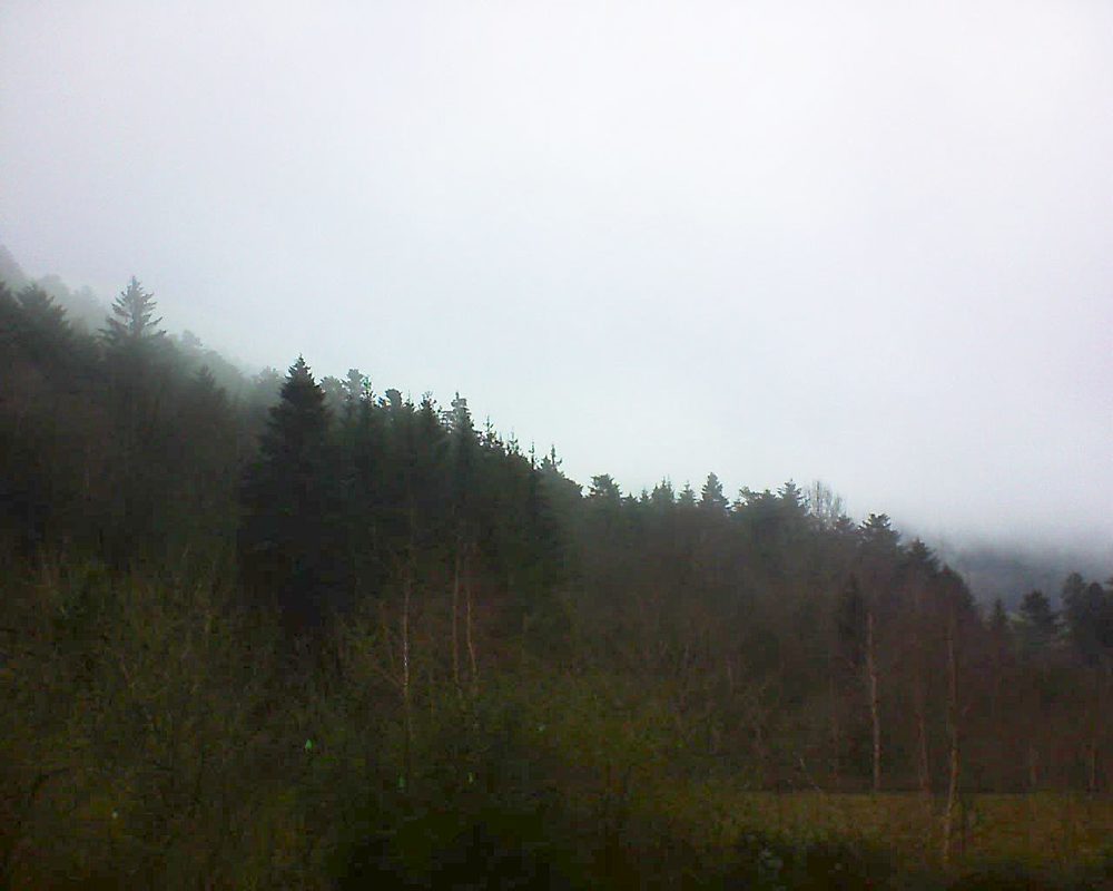 Le petit ballon vu depuis le Domaine Langmatt à Murbach le 24.12.2018 à 11:45 Le petit ballon (Alsace, Vosges) le 24.12.2018 à 11:45