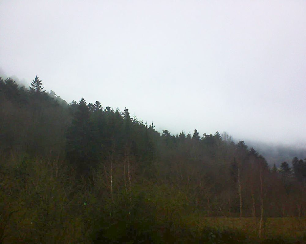 Le petit ballon vu depuis le Domaine Langmatt à Murbach le 24.12.2018 à 12:15 Le petit ballon (Alsace, Vosges) le 24.12.2018 à 12:15