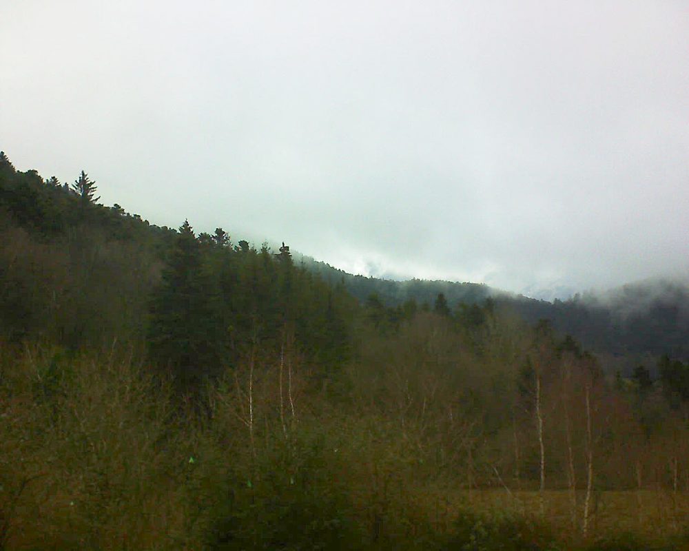 Le petit ballon vu depuis le Domaine Langmatt à Murbach le 24.12.2018 à 12:45 Le petit ballon (Alsace, Vosges) le 24.12.2018 à 12:45