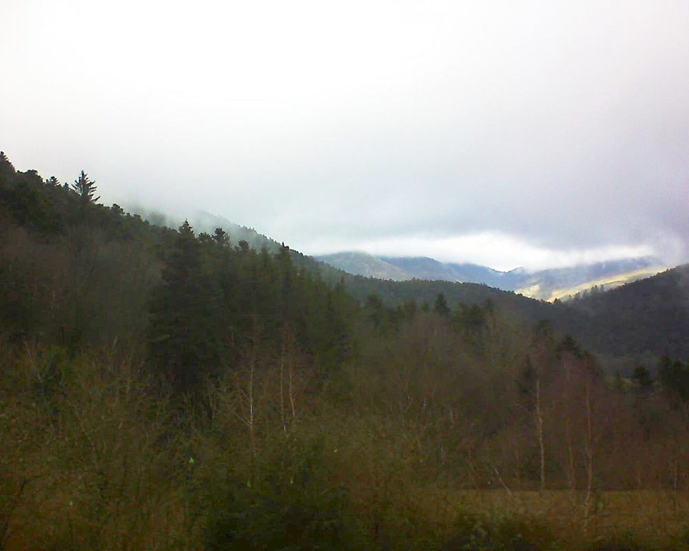 Le petit ballon vu depuis le Domaine Langmatt à Murbach le 24.12.2018 à 13:00 Le petit ballon (Alsace, Vosges) le 24.12.2018 à 13:00