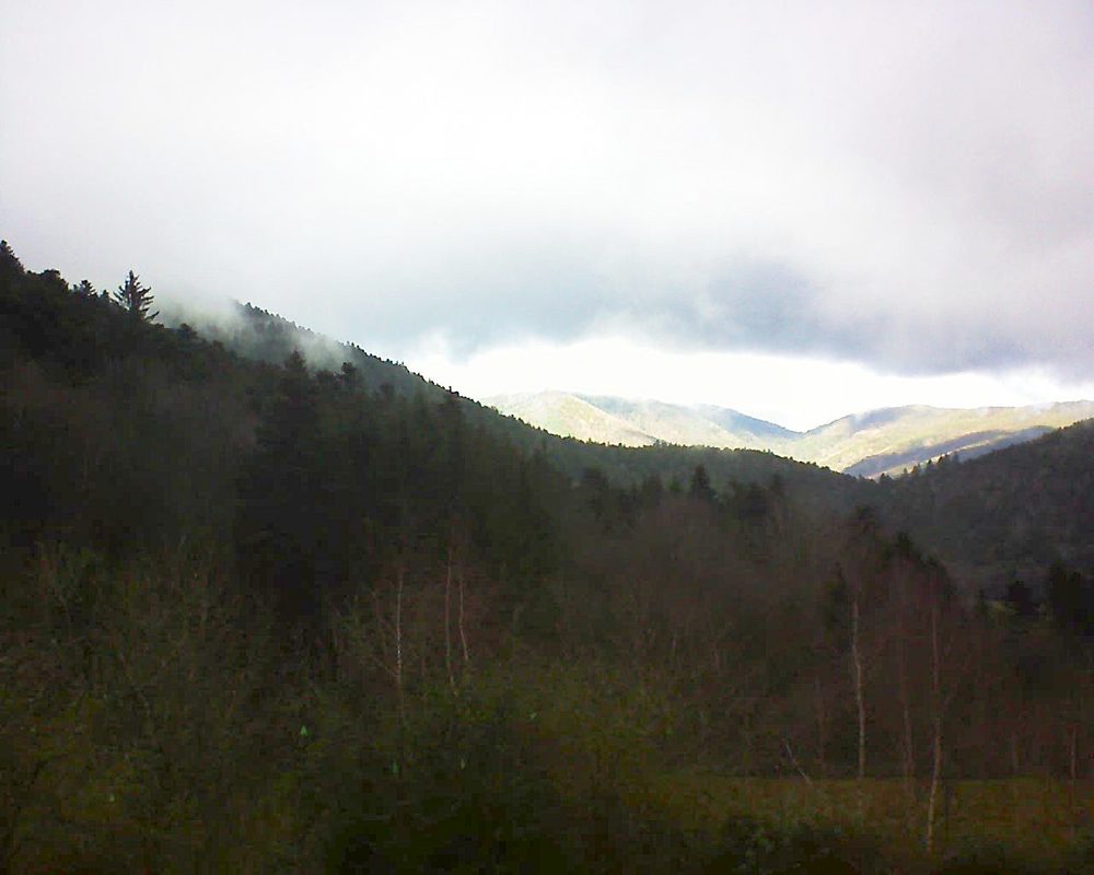 Le petit ballon vu depuis le Domaine Langmatt à Murbach le 24.12.2018 à 13:15 Le petit ballon (Alsace, Vosges) le 24.12.2018 à 13:15