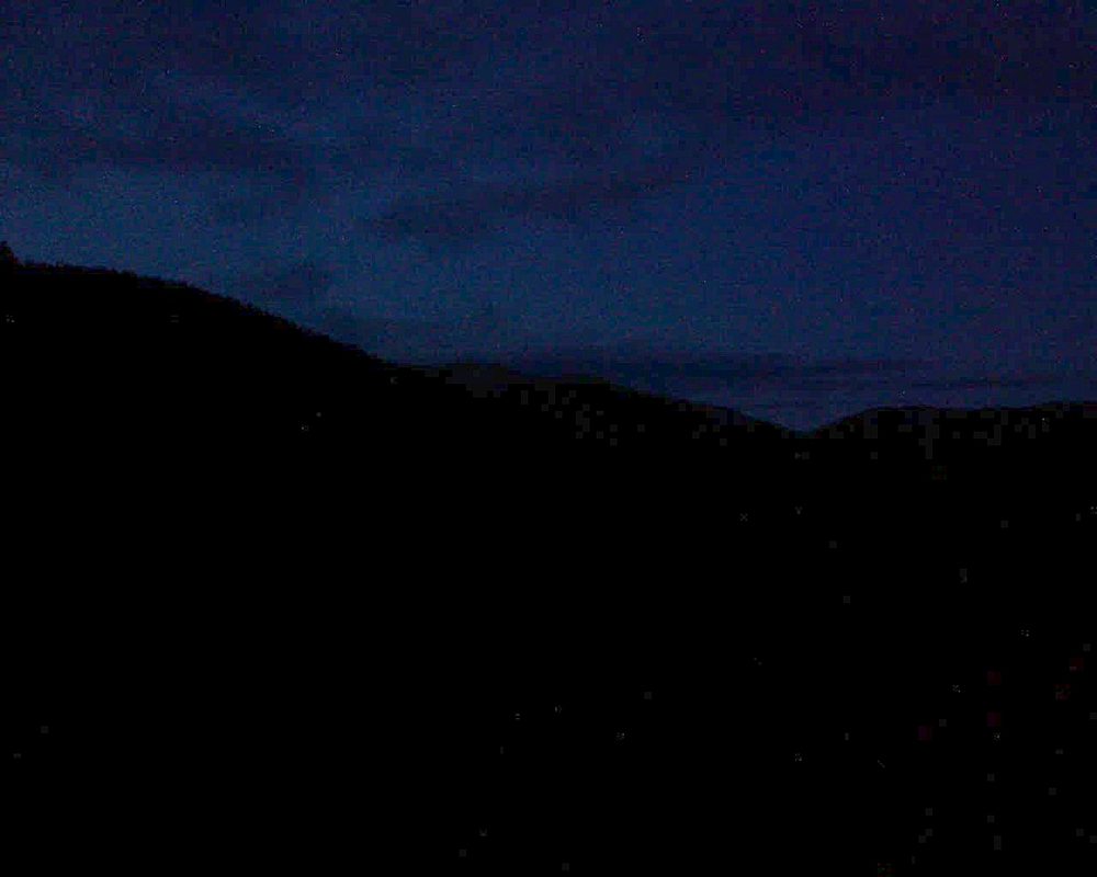 Le petit ballon vu depuis le Domaine Langmatt à Murbach le 24.12.2018 à 17:15 Le petit ballon (Alsace, Vosges) le 24.12.2018 à 17:15