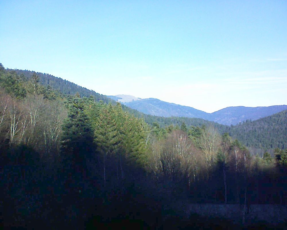Le petit ballon vu depuis le Domaine Langmatt à Murbach le 25.12.2018 à 12:00 Le petit ballon (Alsace, Vosges) le 25.12.2018 à 12:00