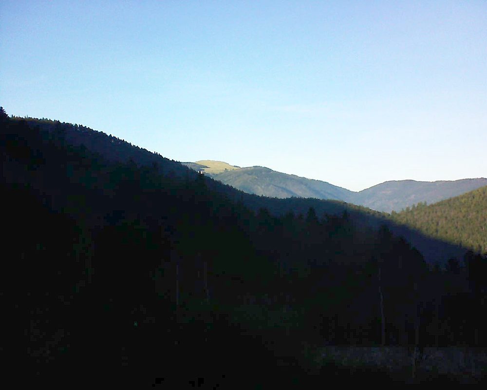 Le petit ballon vu depuis le Domaine Langmatt à Murbach le 25.12.2018 à 15:00 Le petit ballon (Alsace, Vosges) le 25.12.2018 à 15:00