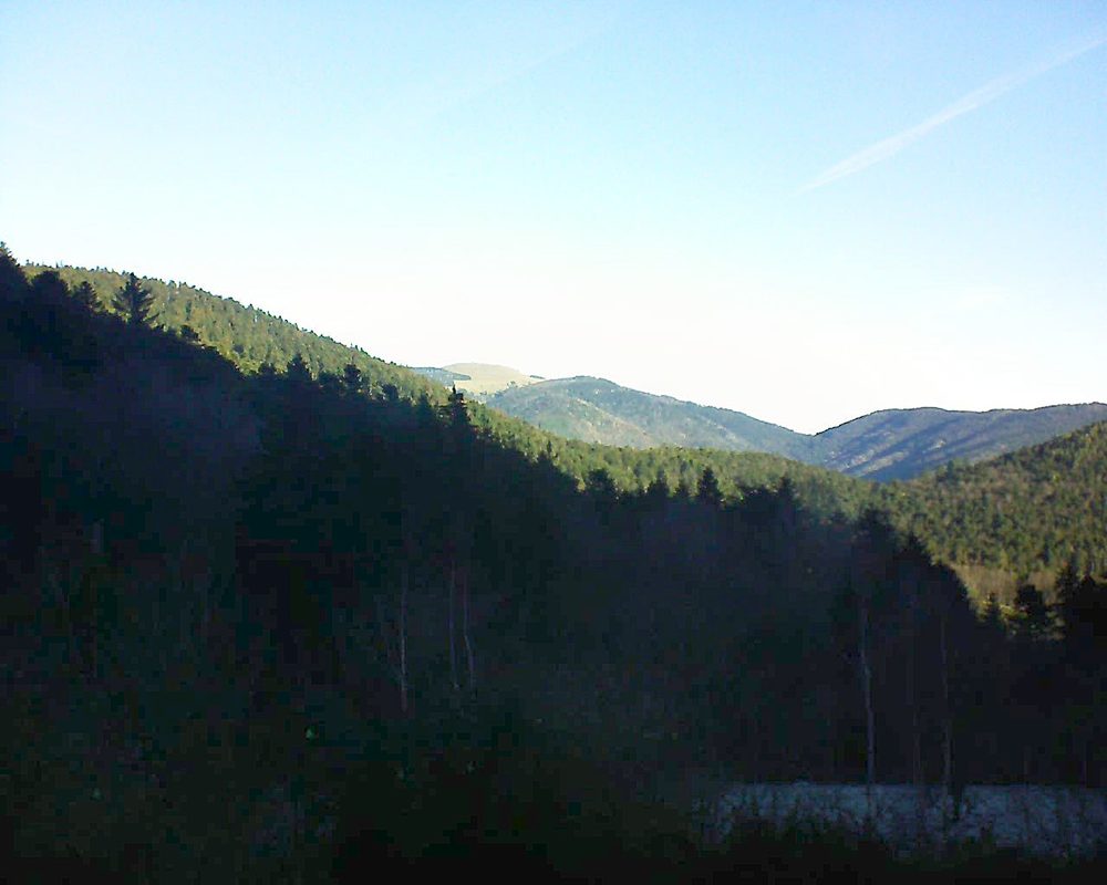 Le petit ballon vu depuis le Domaine Langmatt à Murbach le 26.12.2018 à 10:00 Le petit ballon (Alsace, Vosges) le 26.12.2018 à 10:00