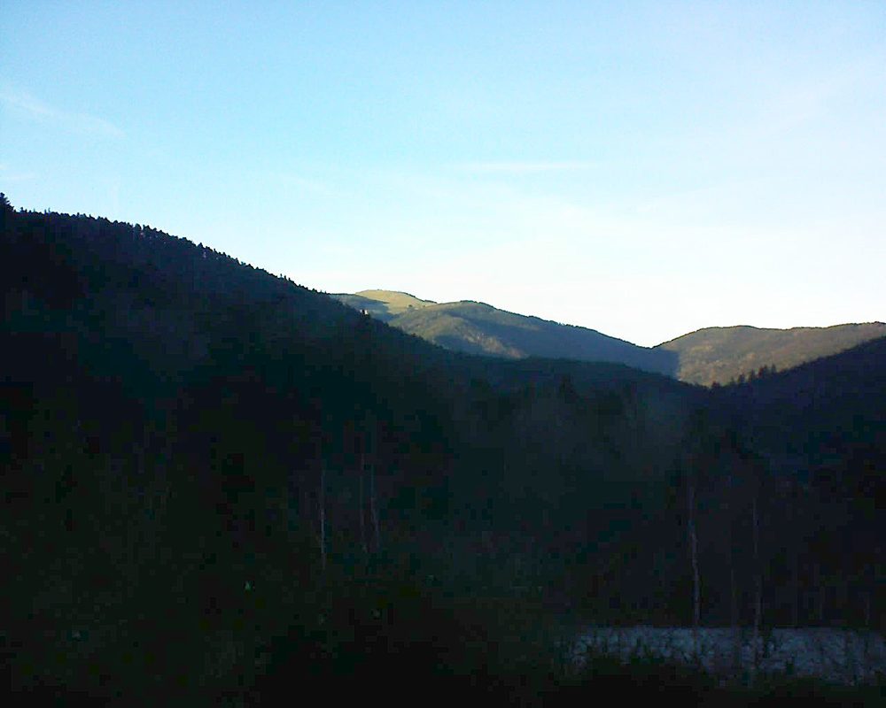 Le petit ballon vu depuis le Domaine Langmatt à Murbach le 26.12.2018 à 16:00 Le petit ballon (Alsace, Vosges) le 26.12.2018 à 16:00