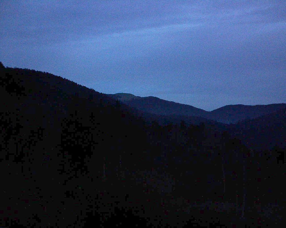Le petit ballon vu depuis le Domaine Langmatt à Murbach le 28.12.2018 à 08:00 Le petit ballon (Alsace, Vosges) le 28.12.2018 à 08:00