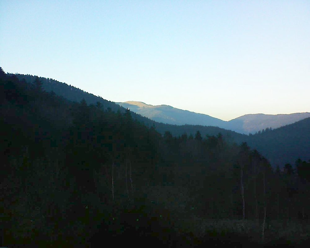Le petit ballon vu depuis le Domaine Langmatt à Murbach le 28.12.2018 à 16:15 Le petit ballon (Alsace, Vosges) le 28.12.2018 à 16:15