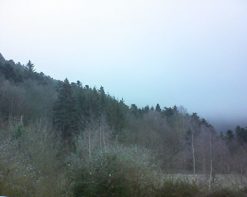 Le petit ballon vu depuis le Domaine Langmatt à Murbach le 29.12.2018 à 08:45 Le petit ballon (Alsace, Vosges) le 29.12.2018 à 08:45