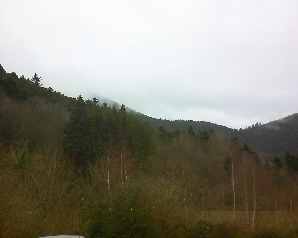 Le petit ballon vu depuis le Domaine Langmatt à Murbach le 31.12.2018 à 11:30 Le petit ballon (Alsace, Vosges) le 31.12.2018 à 11:30