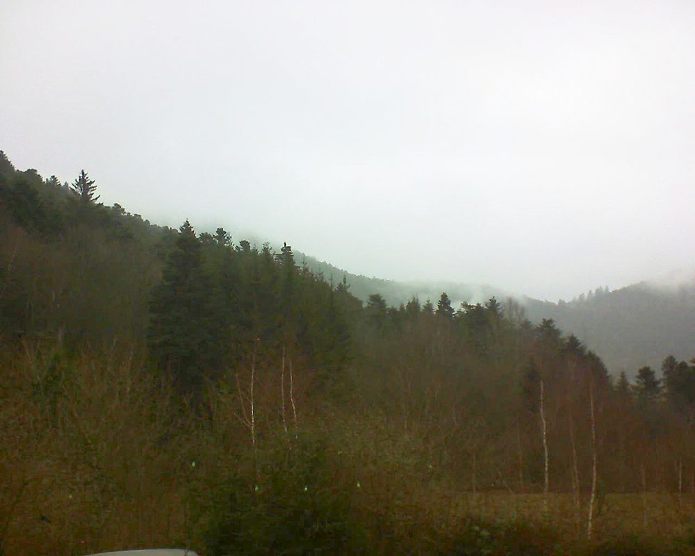 Le petit ballon vu depuis le Domaine Langmatt à Murbach le 31.12.2018 à 12:00 Le petit ballon (Alsace, Vosges) le 31.12.2018 à 12:00