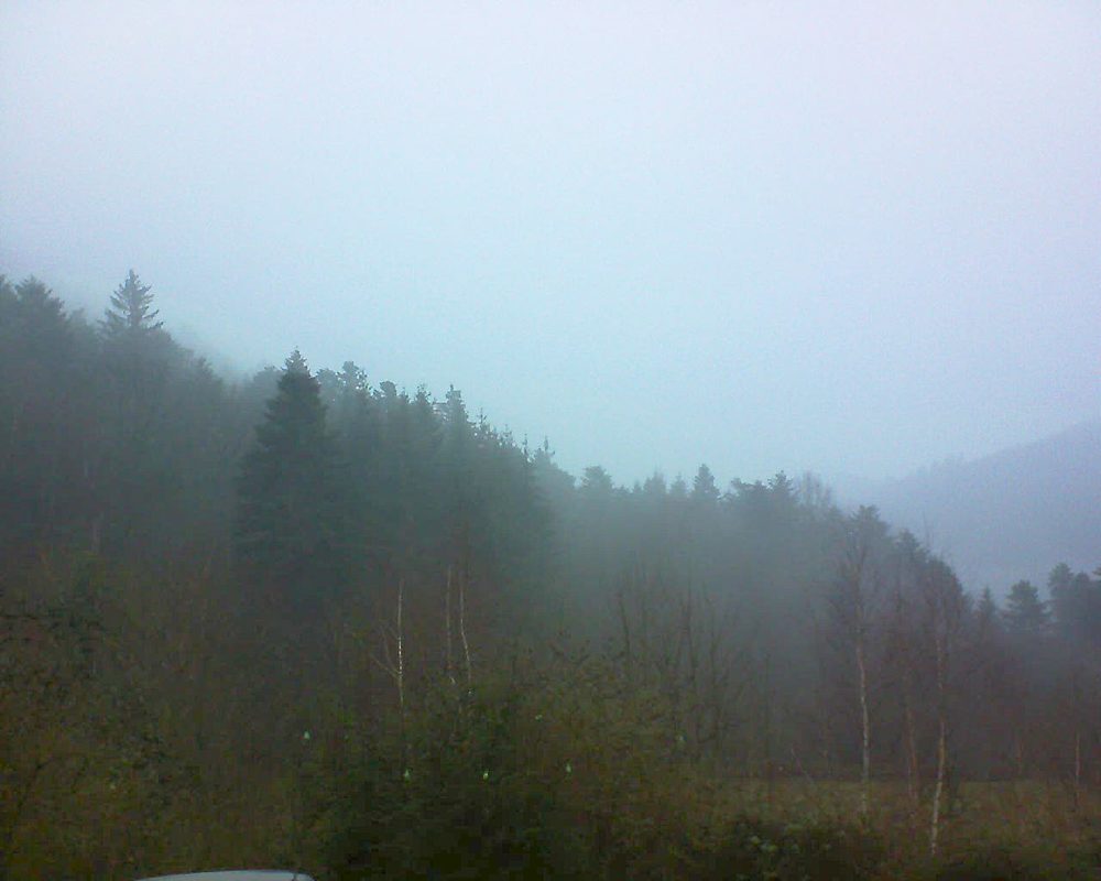 Le petit ballon vu depuis le Domaine Langmatt à Murbach le 31.12.2018 à 16:15 Le petit ballon (Alsace, Vosges) le 31.12.2018 à 16:15