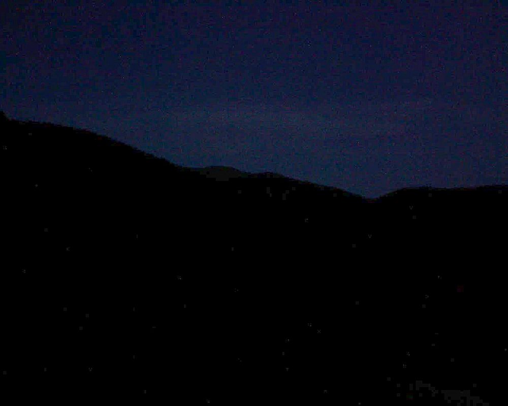 Le petit ballon vu depuis le Domaine Langmatt à Murbach le 01.01.2019 à 07:45 Le petit ballon (Alsace, Vosges) le 01.01.2019 à 07:45