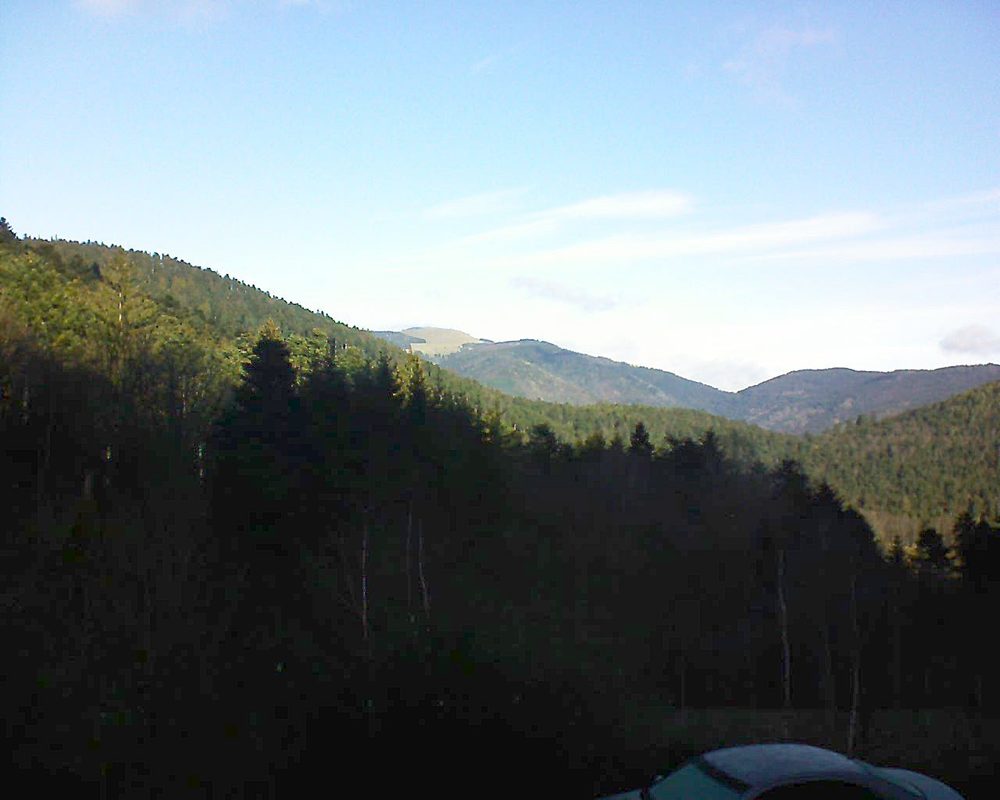 Le petit ballon vu depuis le Domaine Langmatt à Murbach le 01.01.2019 à 11:15 Le petit ballon (Alsace, Vosges) le 01.01.2019 à 11:15