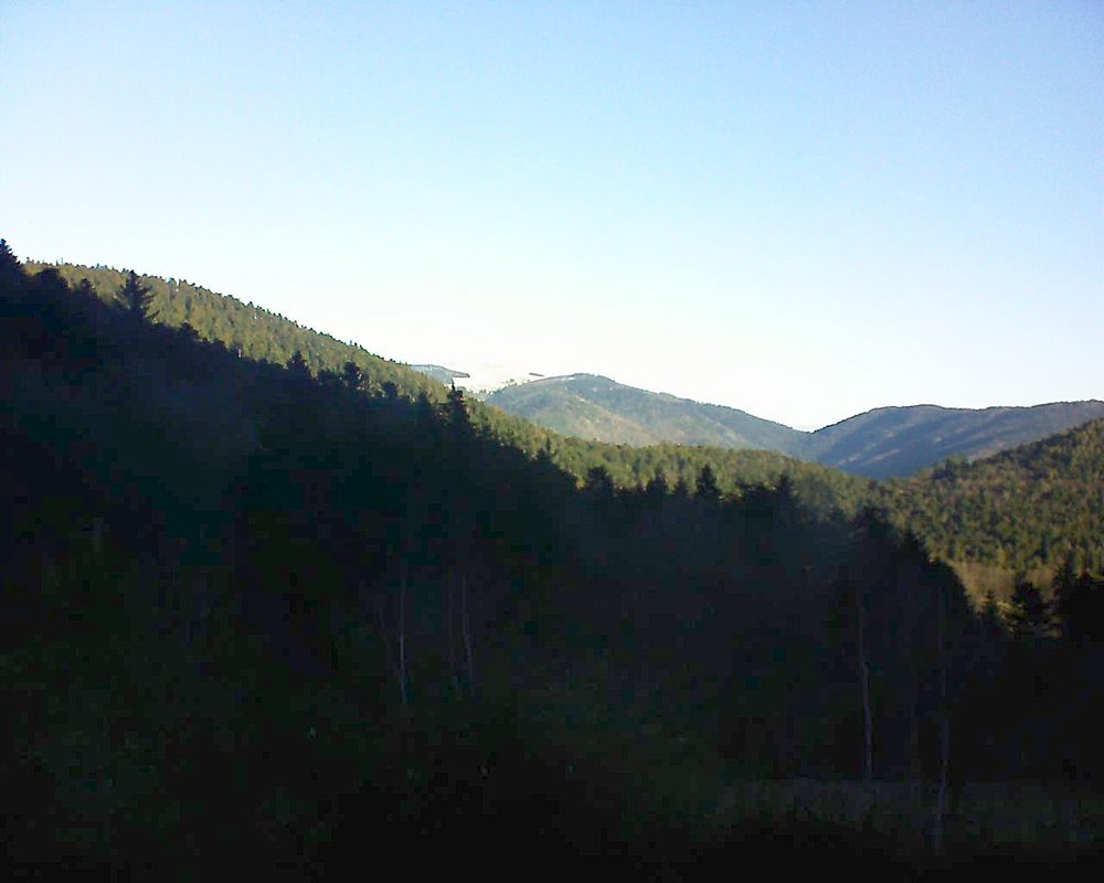 Le petit ballon vu depuis le Domaine Langmatt à Murbach le 03.01.2019 à 09:45 Le petit ballon (Alsace, Vosges) le 03.01.2019 à 09:45