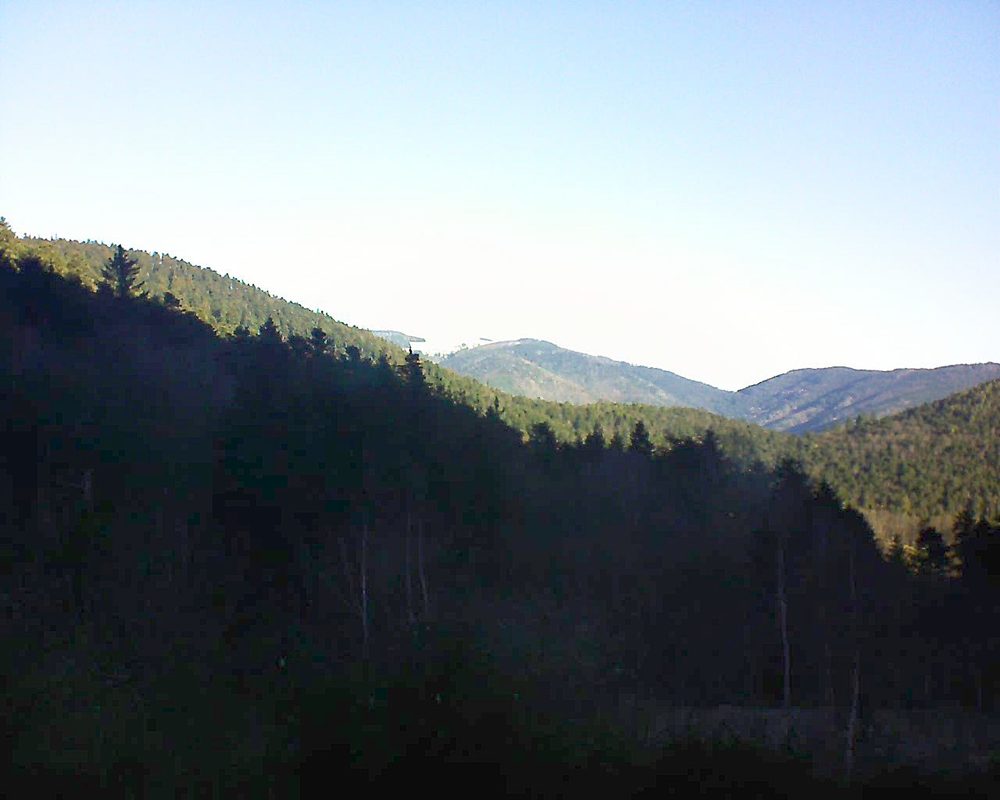 Le petit ballon vu depuis le Domaine Langmatt à Murbach le 03.01.2019 à 10:15 Le petit ballon (Alsace, Vosges) le 03.01.2019 à 10:15