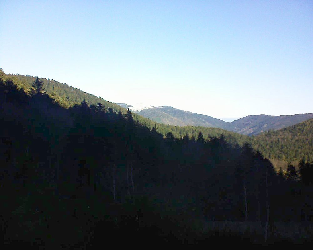 Le petit ballon vu depuis le Domaine Langmatt à Murbach le 03.01.2019 à 10:30 Le petit ballon (Alsace, Vosges) le 03.01.2019 à 10:30