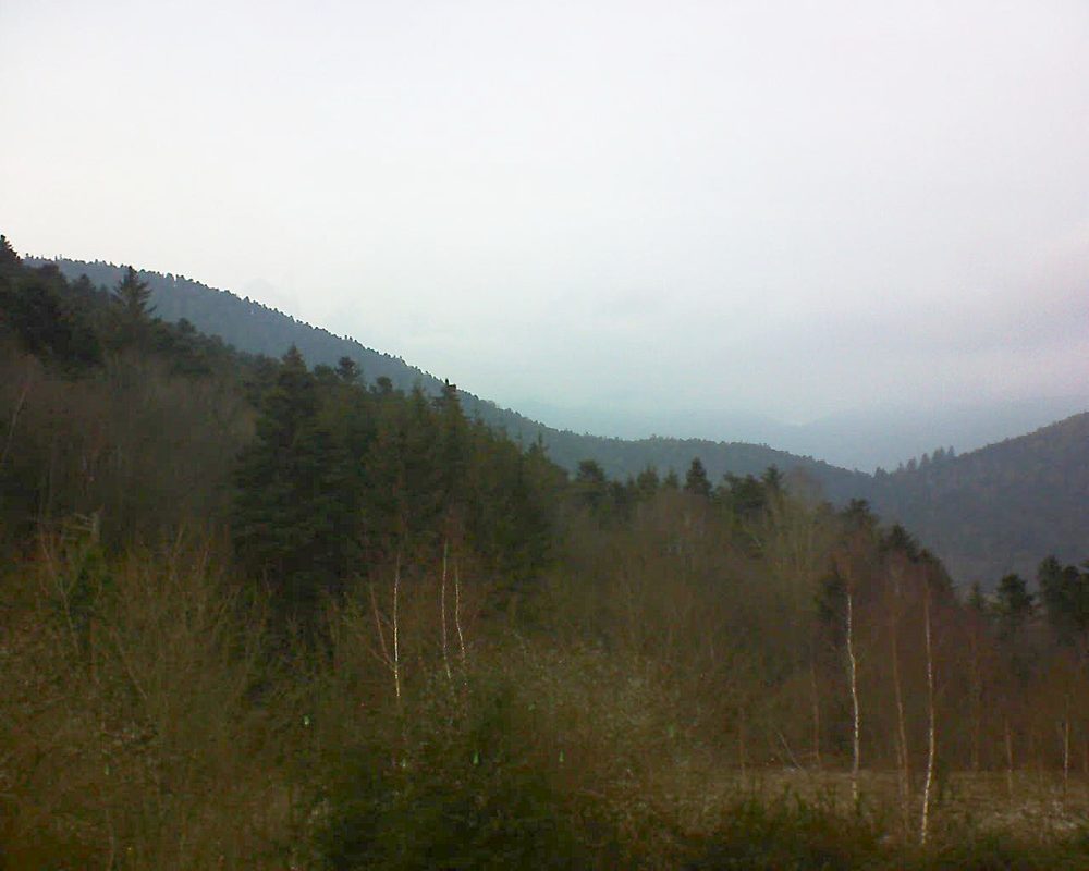 Le petit ballon vu depuis le Domaine Langmatt à Murbach le 04.01.2019 à 15:00 Le petit ballon (Alsace, Vosges) le 04.01.2019 à 15:00