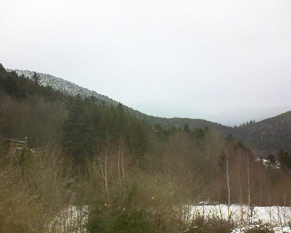 Le petit ballon vu depuis le Domaine Langmatt à Murbach le 12.01.2019 à 14:15 Le petit ballon (Alsace, Vosges) le 12.01.2019 à 14:15