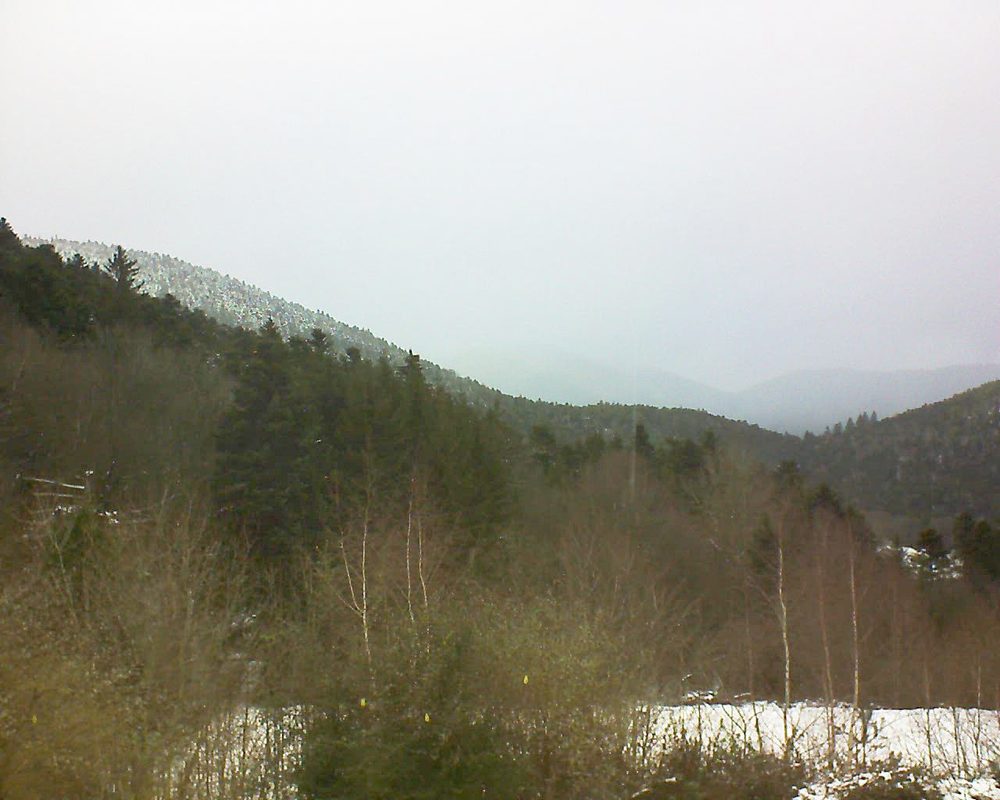 Le petit ballon vu depuis le Domaine Langmatt à Murbach le 12.01.2019 à 14:30 Le petit ballon (Alsace, Vosges) le 12.01.2019 à 14:30