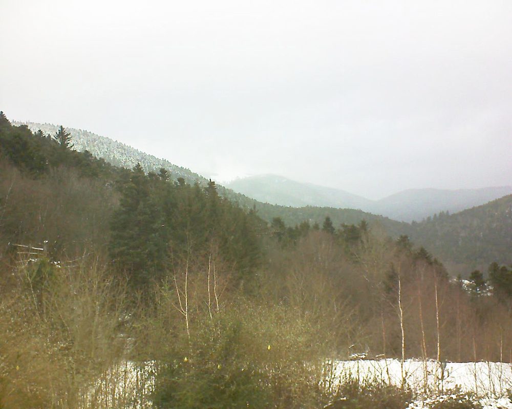 Le petit ballon vu depuis le Domaine Langmatt à Murbach le 12.01.2019 à 15:00 Le petit ballon (Alsace, Vosges) le 12.01.2019 à 15:00