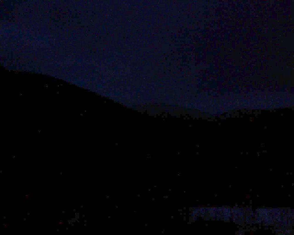 Le petit ballon vu depuis le Domaine Langmatt à Murbach le 12.01.2019 à 17:30 Le petit ballon (Alsace, Vosges) le 12.01.2019 à 17:30