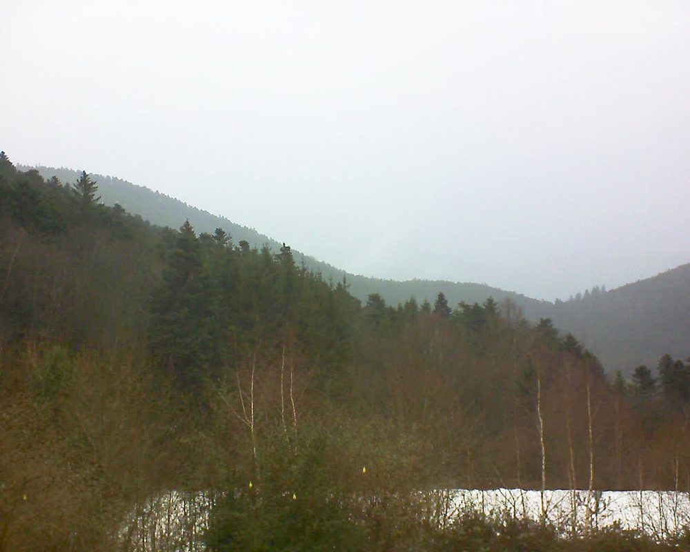 Le petit ballon vu depuis le Domaine Langmatt à Murbach le 13.01.2019 à 13:00 Le petit ballon (Alsace, Vosges) le 13.01.2019 à 13:00