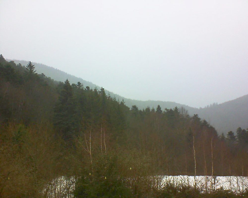 Le petit ballon vu depuis le Domaine Langmatt à Murbach le 13.01.2019 à 13:15 Le petit ballon (Alsace, Vosges) le 13.01.2019 à 13:15