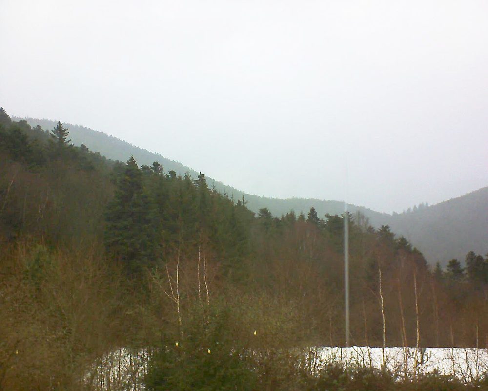 Le petit ballon vu depuis le Domaine Langmatt à Murbach le 13.01.2019 à 13:30 Le petit ballon (Alsace, Vosges) le 13.01.2019 à 13:30