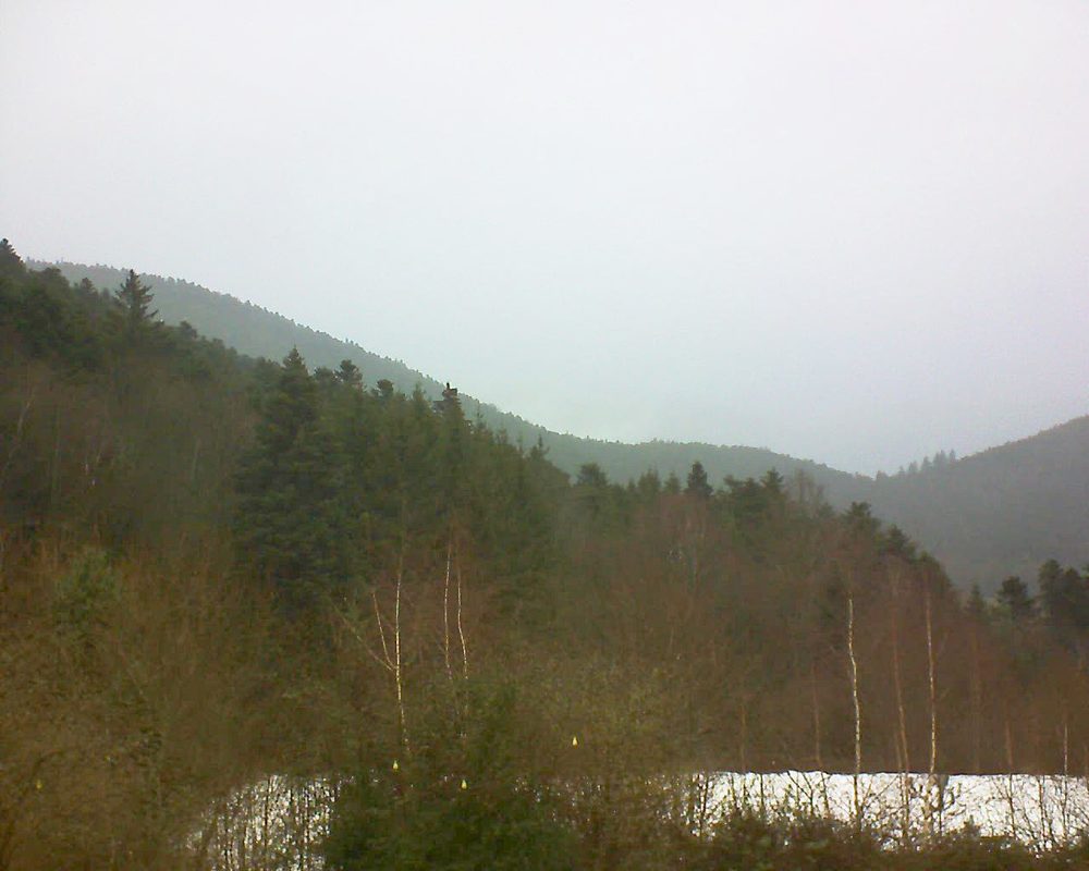 Le petit ballon vu depuis le Domaine Langmatt à Murbach le 13.01.2019 à 13:45 Le petit ballon (Alsace, Vosges) le 13.01.2019 à 13:45