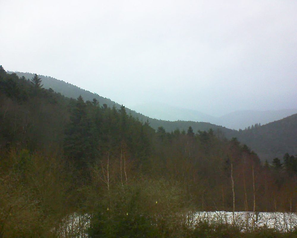Le petit ballon vu depuis le Domaine Langmatt à Murbach le 13.01.2019 à 16:00 Le petit ballon (Alsace, Vosges) le 13.01.2019 à 16:00