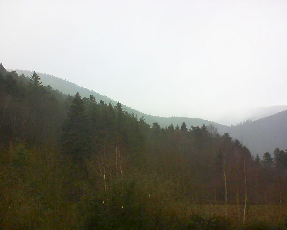 Le petit ballon vu depuis le Domaine Langmatt à Murbach le 14.01.2019 à 11:00 Le petit ballon (Alsace, Vosges) le 14.01.2019 à 11:00