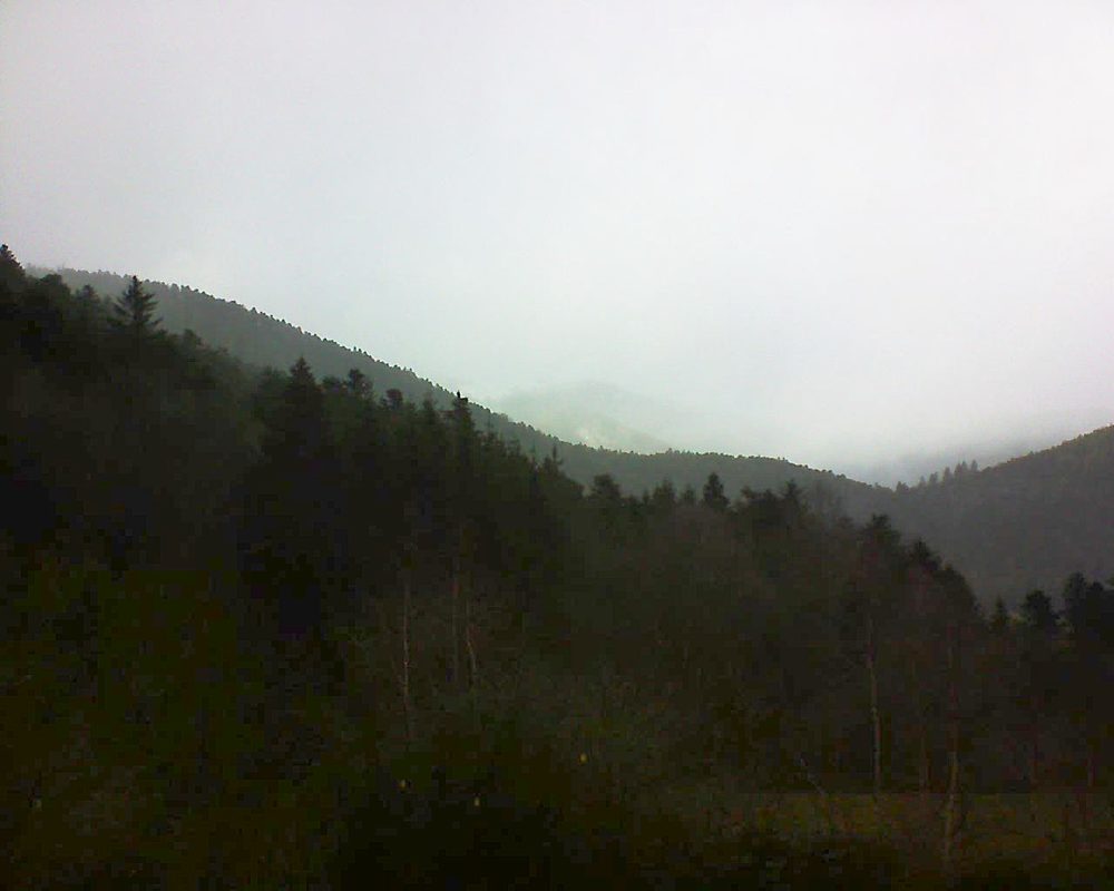 Le petit ballon vu depuis le Domaine Langmatt à Murbach le 14.01.2019 à 11:45 Le petit ballon (Alsace, Vosges) le 14.01.2019 à 11:45
